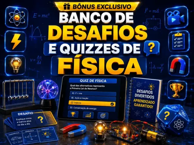 Banco de Desafios e Quizzes de Física